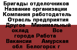 Бригады отделочников › Название организации ­ Компания-работодатель › Отрасль предприятия ­ Другое › Минимальный оклад ­ 15 000 - Все города Работа » Вакансии   . Амурская обл.,Белогорск г.